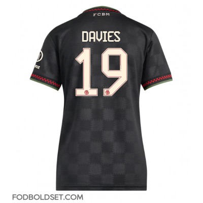 Bayern Munich Alphonso Davies #19 Tredjetrøje Dame 2025-26 Kortærmet Bayern Munich Alphonso Davies #19 Tredjetrøje Dame 2025-26 Kortærmet